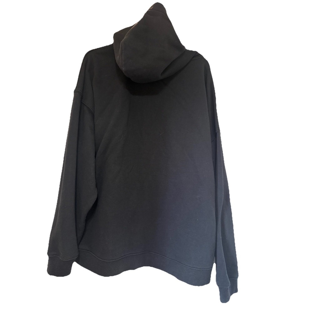 Mens 2XL Black Hoodie‎ Sweatshirt Classic Basic No Boundaries Pullover - Picture 4 of 8